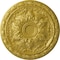 Ekena Millwork Baile Ceiling Medallion (Fits Canopies up to 3 1/4"), Hand-Painted Rich Gold, 20"OD x 1 5/8"P CM20BLRGS - alternate 1